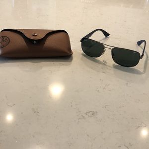 Navy dark tint Ray Ban